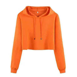 Sweat-shirt à capuche ample en molleton pour femme, couleur unie, coton et polyester, décontracté, grandes tailles - Product Image 1
