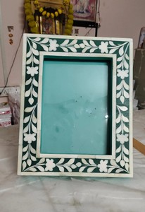 Marco de Fotos Decorativo con Incrustaciones de Hueso de Camello, Mosaico Hecho a Mano, Elegante Decoración Tradicional para el Hogar - Product Image 3
