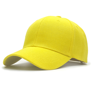 Gorras de Béisbol de Estilo Moderno, 100% Algodón, Unisex, para Todas las Temporadas, Lisas, Casuales, Deportivas, para Exteriores, con Logotipo Personalizable Ajustable - Product Image 1