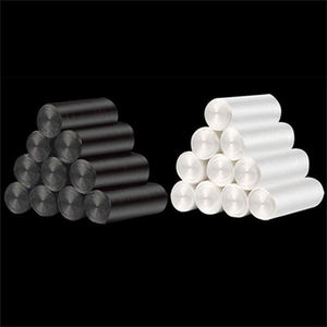 Bolsas de basura PET biodegradables negras personalizables del fabricante de Vietnam rollo de almacenamiento de plástico PE reutilizable con embalaje de escudete - Product Image 2