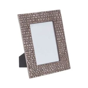 Metal Wave Model 12030 Antique Nickel Metal Photo <b>Frame</b> <b>Hammered</b> Design Modern Rectangular Custom Size High Quality Handmade - Product Image 6