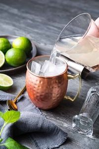 Hammered copper beverage mug collection harvest inspired drink <b>cups</b> <b>reusable</b> cocktail serving mugs premium - Product Image 3