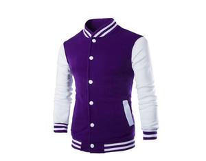 Vestes universitaires pour hommes grandes tailles, vente en gros de vestes universitaires vierges, vestes universitaires personnalisées avec logo, vestes universitaires simples pour hommes - Product Image 5