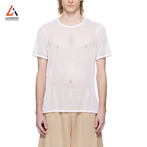 เสื้อยืดตาข่ายระบายอากาศสำหรับผู้ชายน้ำหนักเบาแห้งเร็วกีฬายิมออกกำลังกายฤดูร้อนสวมใส่สบายๆ - Product Image 1