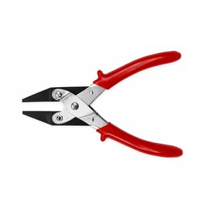 Pince à mâchoires fines parallèles en acier inoxydable avec poignée en PVC, outil de formage de fil pour bijoux, 160 mm (6,3 pouces) ZetomedPro - Product Image 1