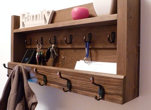 Natural Wooden Wall Hanger Cheap Price Handmade Wall <b>Hooks</b> for Entryway Bedroom and Bathroom - Product Image 6