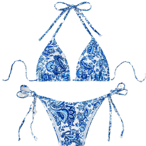 Conjunto de bikini para mujer, traje de baño, ropa de playa sexy de dos piezas, traje de baño de moda para verano, ropa de playa con diseño elegante. - Product Image 5