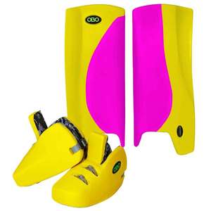 Conjunto Completo de Protección para Portero de Hockey sobre Césped, con Protectores de Espinilla y Protección de Tobillo, con Correas Ajustables para Jugadores de Hockey - Product Image 3