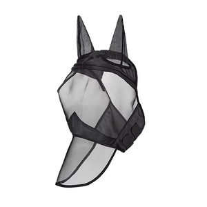 Máscara Antimosquitos para Caballos de Cara Completa con Nariz Larga, Protector de Flecos Extendido, Cubierta Ocular Ecuestre, Velo Equino Cómodo Antiinsectos - Product Image 2