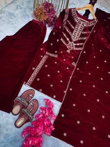 Eid Ramzan Special Salwar Kameez Readymade, Kurta droite pakistanaise personnalisable avec pantalon, tenue traditionnelle indienne pour femmes - Product Image 4