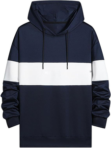 Sweat-shirt à capuche unisexe surdimensionné pour homme, logo brodé personnalisé, 100% polyester, 240g, pull-over - Product Image 2