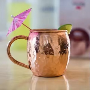 Copper Drinkware Mug Fine Quality Beverage <b>Cup</b> for Commercial and Residential Markets - Product Image 5
