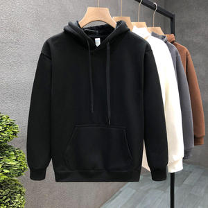 Sudadera con Capucha Blanca para Hombre, Corte Holgado, Algodón French Terry, Informal, con Bolsillos, para Otoño - Product Image 6