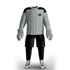 Uniforme de Hockey sobre Hielo Profesional Personalizado 2026, Transpirable, Ligero, de Manga Larga, Alta Calidad, 100% Poliéster, Servicio OEM - Product Image 1