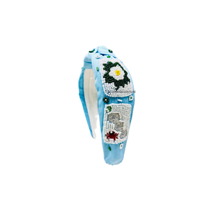 Handmade <b>Beaded</b> <b>Headband</b> Floral Mahjong Tile Design Fashion Women's Casual Accessory Custom Color Seed Glass Beads Girl Gifts - Product Image 2