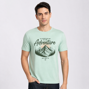 เสื้อยืดพิมพ์ลายกราฟิก ผ้าฝ้ายพรีเมียม สไตล์สตรีทแวร์ทันสมัย พิมพ์ลายสีสันสดใส ทนทาน ระบายอากาศได้ดี เนื้อผ้านุ่ม ใส่สบายในชีวิตประจำวัน - Product Image 1