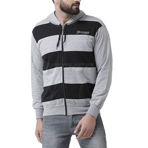 Sweats à capuche tendance pour hommes avec fermeture éclair, capuche réglable, poches avant et coupe décontractée, parfaits pour le streetwear et les tenues décontractées - Product Image 2