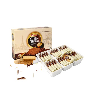 บิสกิตกาแฟกรอบ 360 กรัม ขนมขบเคี้ยวกรุบกรอบ รสชาติเข้มข้น ผลิตจำนวนมาก รับผลิตแบบ ODM OEM ผู้ผลิตจากเวียดนาม - Product Image 4