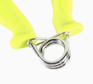 Hand Grip Strength <b>Trainer</b> Yellow Plastic Anti Slip Handle Exercise Tool for Forearm Workout - Product Image 3
