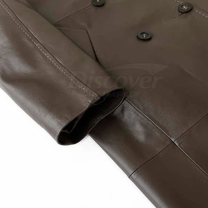 Nouvelle Arrivée 2026 – Manteau Long en Cuir pour Homme – Vente en Gros – Manteau Long en Cuir de Haute Qualité - Product Image 5