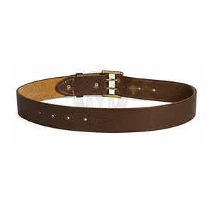 เข็มขัดหนังแท้แบบ Sam Browne ราคาส่ง พร้อมหัวเข็มขัดเหล็กผิวเรียบ สไตล์ลำลอง - Product Image 4
