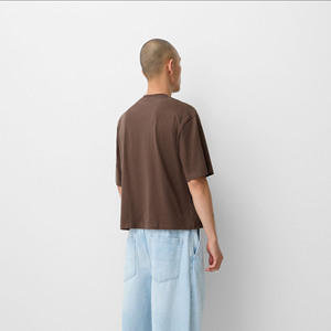 Camiseta Oversize de Algodón 100% de Alto Gramaje para Hombre, Estilo Urbano, Corte Boxy, Venta al por Mayor - Product Image 1