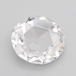 Diamant rond de 1,81 carat, taille rose, couleur F, clarté VVS2, cultivé en laboratoire (CVD), fait main, pour la création de bijoux (boucles d'oreilles, pendentifs) pour fiançailles - Product Image 5