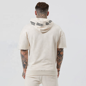 Conjunto de Sudadera con Capucha y Pantalones Cortos para Hombre, Cómodo, Transpirable, Informal, Ligero y Holgado - Product Image 4