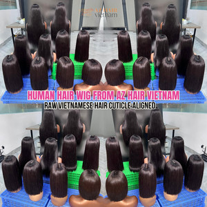 Pelucas de cabello humano vietnamita al por mayor, lisas como hueso, con encaje suizo 2x6, sin pegamento, listas para enviar - Product Image 3
