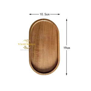 Plateau rectangulaire jetable en bois de style Japandi, écologique et à prix abordable, pour cadeaux, usage domestique, thé, fruits, légumes, desserts - Product Image 2