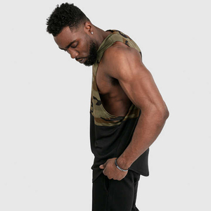 2026 New Trendy Custom Breathable Sporty Gym Tank Top <b>Men</b> Fitness Muscle Clothing Plus Size Bodybuilding Knitted Solid Quick Dry - Product Image 3