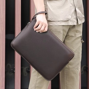 Genuine Leather Durable Lightweight Vintage Sling <b>Laptop</b> <b>Sleeve</b> Slim Modern Business Men's Protective LS-0288 - Product Image 6