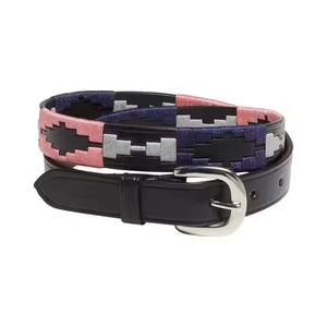 Equestrian High Quality Leather Hand Made <b>Polo</b> Rider <b>Belt</b> Genuine Leather <b>Belts</b> <b>for</b> <b>Men</b> Wholesaler Manufacturer From Pakistan - Product Image 3