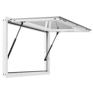 Finestra di Servizio in Lega di Alluminio 36x24 Pollici per Food Truck, Angolo di Apertura 85 Gradi, Marca Awni - Product Image 1