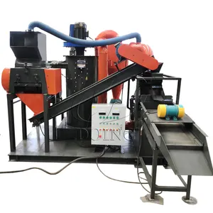 Wire Cable Granulator Machine Cable Recycling Separator Scrap Copper Wire Recycling Machine For Plastic(PVC) And Copper/Aluminum