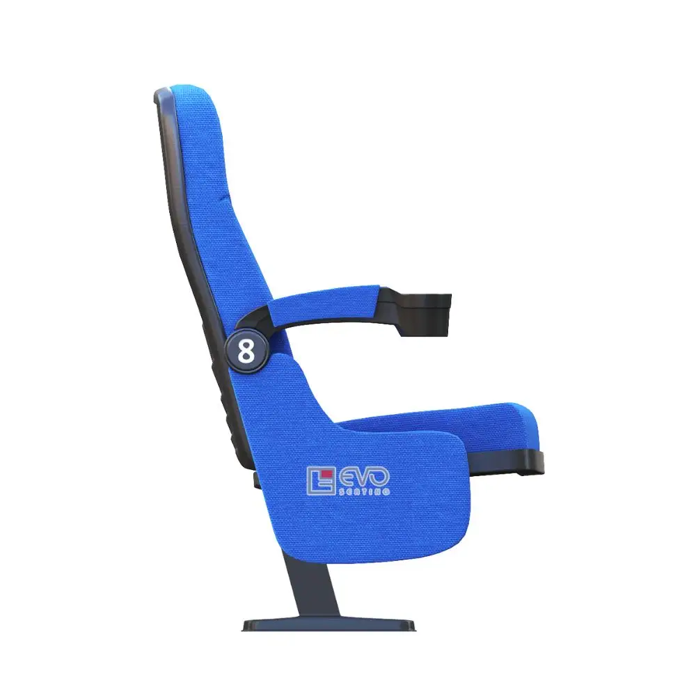 EVO5601X é especializada em fornecer cadeiras de cinema com design ergonômico para uma postura e apoio ideais