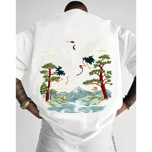 T-shirt Homme Oversize de Haute Qualité – Impression Personnalisée DTF DTG, Tee-shirt Streetwear pour Usage Quotidien et Image de Marque - Product Image 1