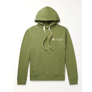 Sweat-shirt à capuche décontracté de haute qualité pour hommes, sweat-shirt polaire coupe ajustée pour l'hiver, hauts de couleur unie par marque populaire - Product Image 1