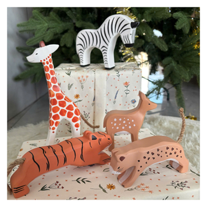 Juguete de Madera con Forma de Animal, Colección de Figuras de Animales Hechas a Mano, Figuras de Madera para Jugar, Suministro al por Mayor de Fábrica OEM ODM - Product Image 2