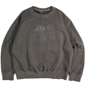 Sudaderas Oversize de Hip Hop con Bordado para Hombre al por Mayor, Sudaderas Vintage Desgastadas Oversize para Hombre con Lavado Ácido, Bajo MOQ - Product Image 6