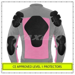 Chaqueta de Motocicleta para Hombre con Certificación CE, Forro Impermeable Desmontable, Cuello Alto, Decoración con Patrones, Paneles de Malla Transpirable - Product Image 4