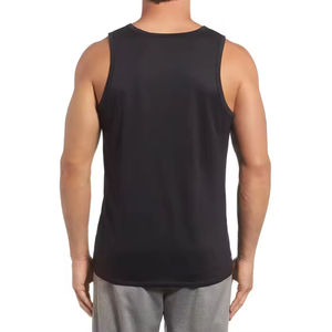 Débardeur décontracté d'été pour hommes, OEM, style stringer, dos nageur, sans manches, 100% coton respirant, pour la gym, la musculation et l'entraînement - Product Image 3