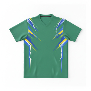 Conjunto de uniforme de cricket multicolor, camiseta polo personalizada sublimada para equipo, pantalones deportivos a juego, ropa de alto rendimiento. - Product Image 1