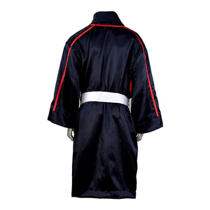 Custom Fight Team Boxing Robe High Quality Satin Hooded Entrance Gown Durable <b>Athletic</b> Wear for Boxing Events - Product Image 5
