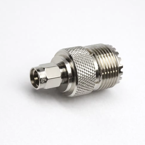 Premium UHF Female To Male RF Coaxial <b>Adapter</b> Connector Chrome Plated Signal Converter For CCTV DVR Audio Systems - Product Image 1