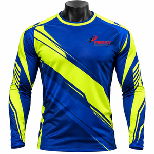 Maillot de cyclisme athlétique personnalisé à manches longues pour équipe, léger, respirant, pour le sport et les activités de plein air - Product Image 1