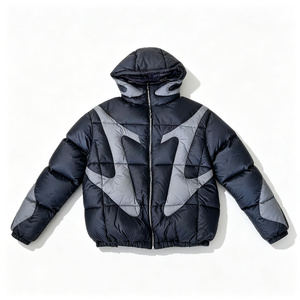 Chaqueta Acolchada de Invierno Ligera y de Alta Calidad Unisex, Hecha de Poliéster, Diseño Impermeable, Estilo con Cuello Alto, Reversible, Ecológica - Product Image 1
