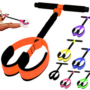 Cuerda de Resistencia con Correas para los Pies, Entrenador de Cuerpo Completo, Banda de Ejercicio Antideslizante para Abdomen, Piernas y Brazos, Unisex, para Gimnasio en Casa - Product Image 2
