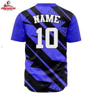 Camiseta de Béisbol Personalizada con Botones, Uniforme de Entrenamiento Transpirable para Mujer, Ropa de Softbol, Ropa Deportiva Juvenil, Impresión de Logotipo para Hombre - Product Image 2
