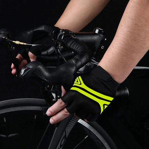 Gants de cyclisme unisexes d'hiver à demi-doigts, protection UV, respirants, fermeture auto-agrippante, antidérapants, légers pour le vélo, le VTT et la route - Product Image 6